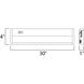 CounterMax MX-L120-DL 120 LED 30 inch White Under Cabinet