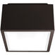 Bloc LED 5.5 inch Bronze Flush Mount Ceiling Light in 3000K