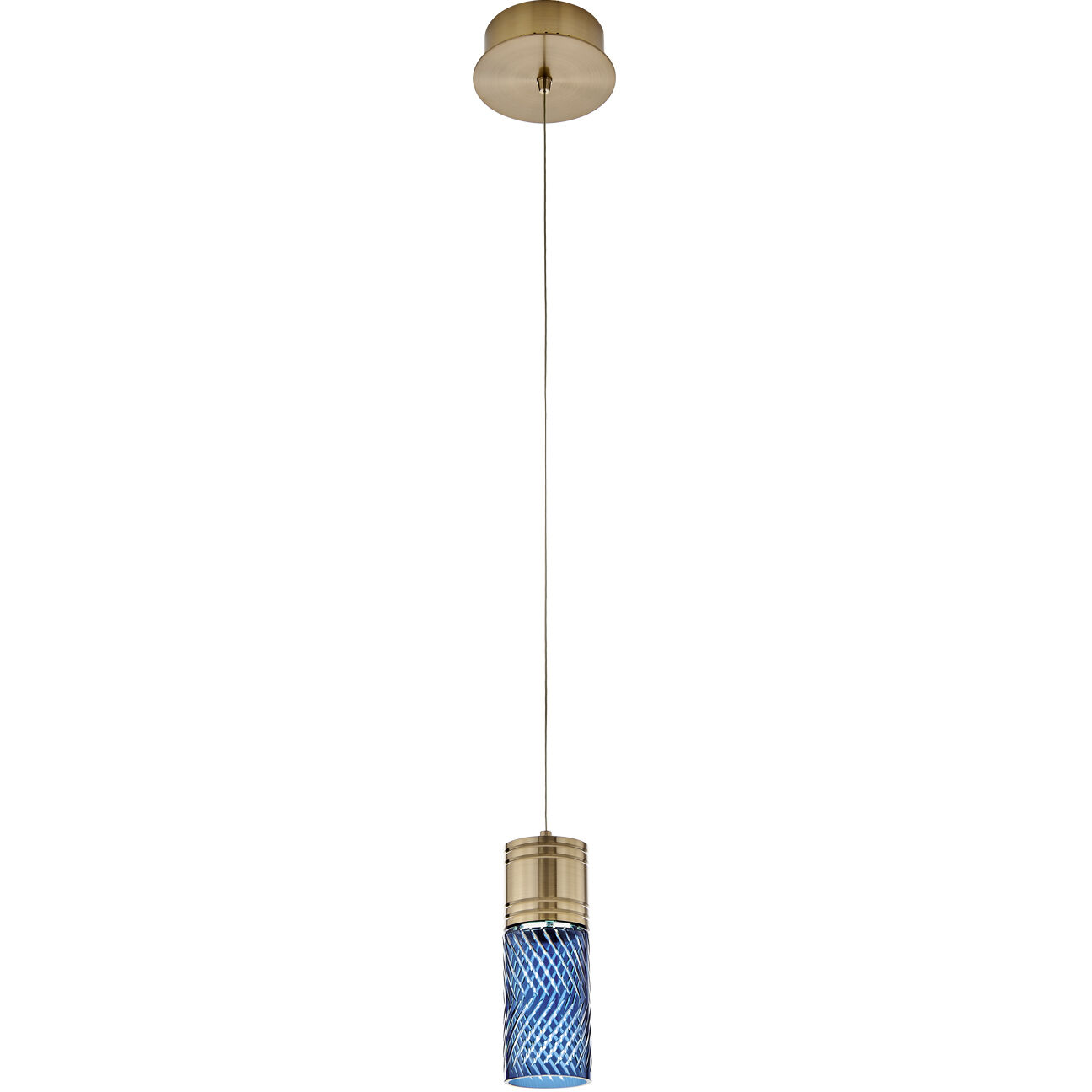 Kiriko LED 6 inch Winter Brass Pendant Ceiling Light