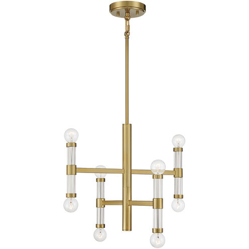 Kingsburg 8 Light 18 inch Warm Brass Chandelier Ceiling Light