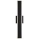 Obsidian LED 23.63 inch Sand Black Outdoor Wall Sconce