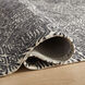 Mitra 130 X 94 inch Black/White Rug in 8 x 11