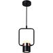 Moxie LED 3 inch Black Down Mini Pendant Ceiling Light