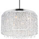 Claire 10 Light 16 inch Chrome Drum Shade Chandelier Ceiling Light