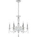 Savannah 6 Light 24 inch Polished Silver Chandelier Ceiling Light