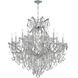 Maria Theresa 19 Light 38 inch Polished Chrome Chandelier Ceiling Light in Clear Spectra