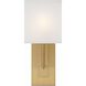 Brent Bath Sconce Wall Light in Vibrant Gold