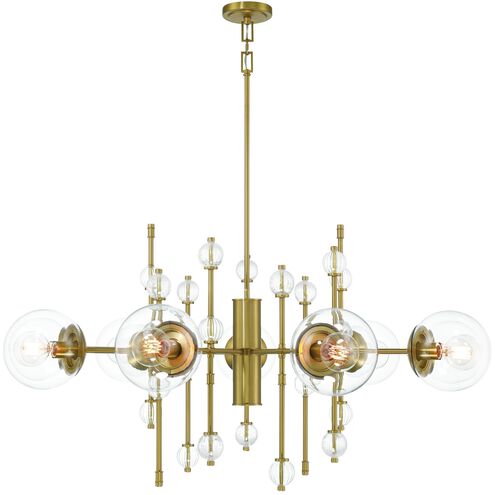 Traiton 9 Light 48 inch Gold Chandelier Ceiling Light