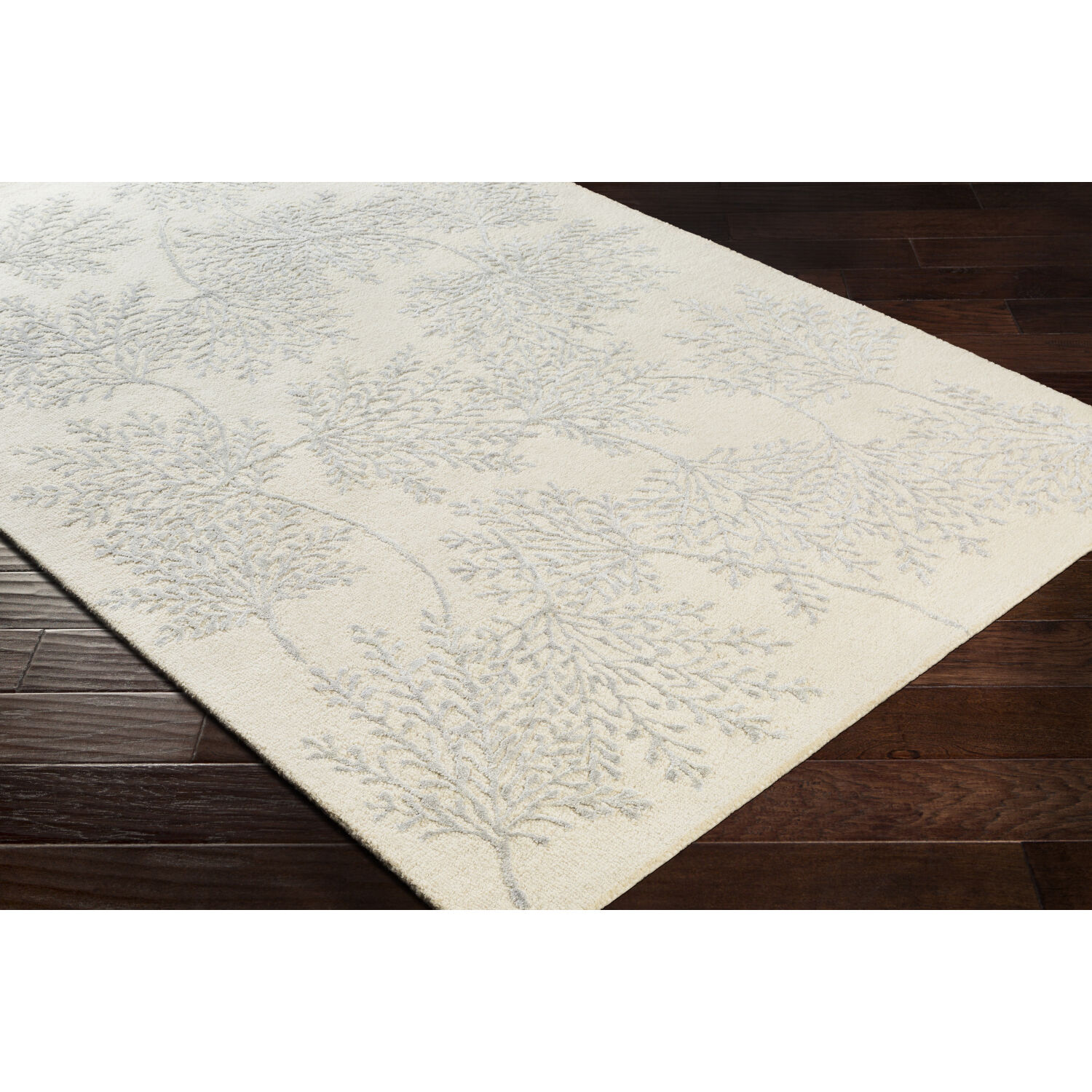 Starlit 108 X 72 inch Ivory/Light Slate Handmade Rug in 6 x 9