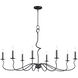 Padrona 8 Light 48.5 inch Black Oxide Chandelier Ceiling Light
