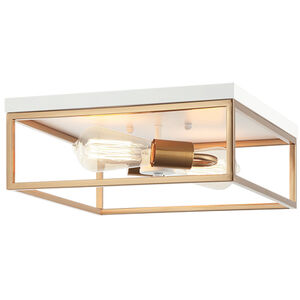 Clarke 2 Light 13.00 inch Flush Mount