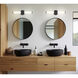 Retreat 1 Light 18 inch Matte Black Bath Vanity Wall Light, Small 