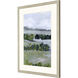 Here Comes the Sun Green and Neutral and White Framed Art