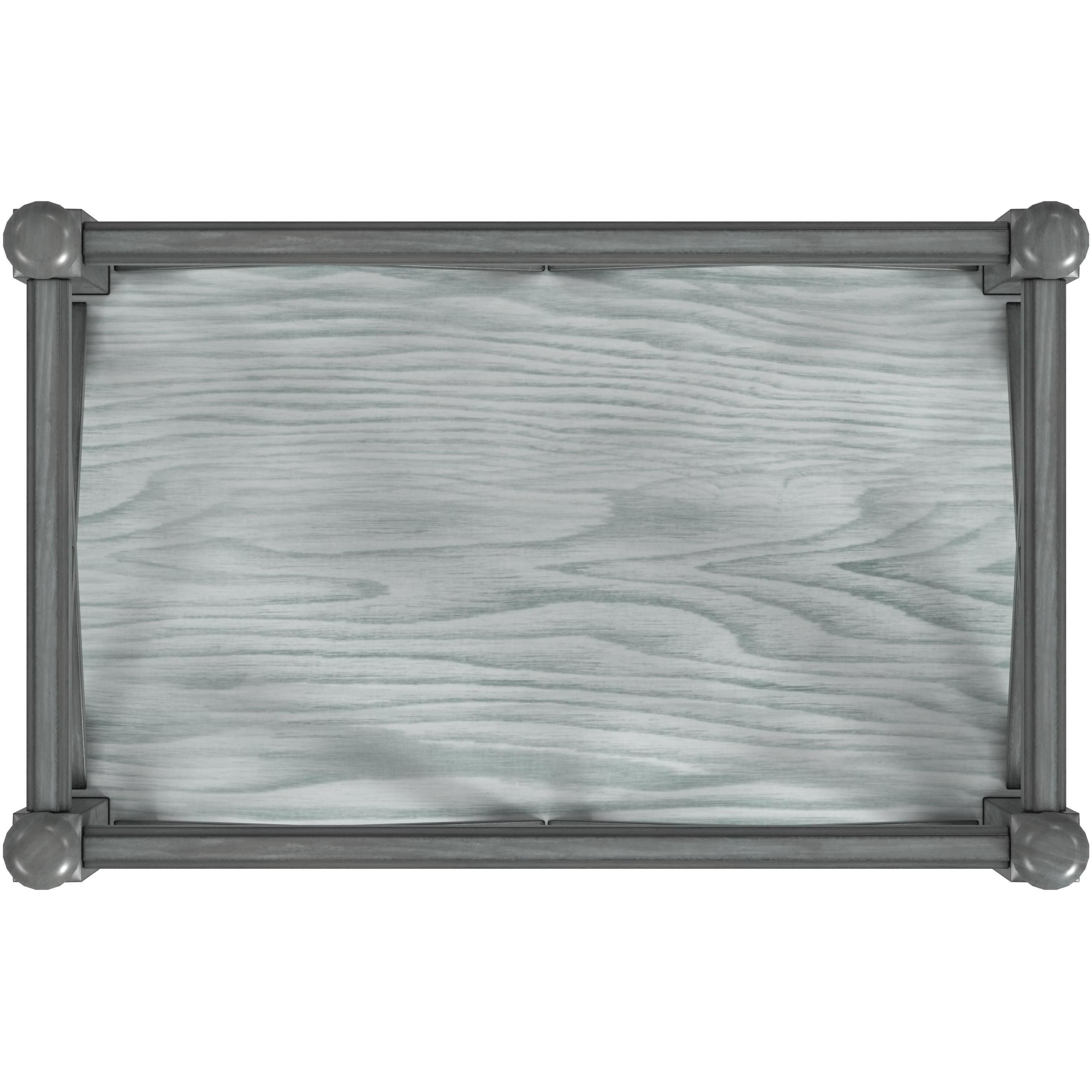 Foster 2 Tier Bar Cart in Gray