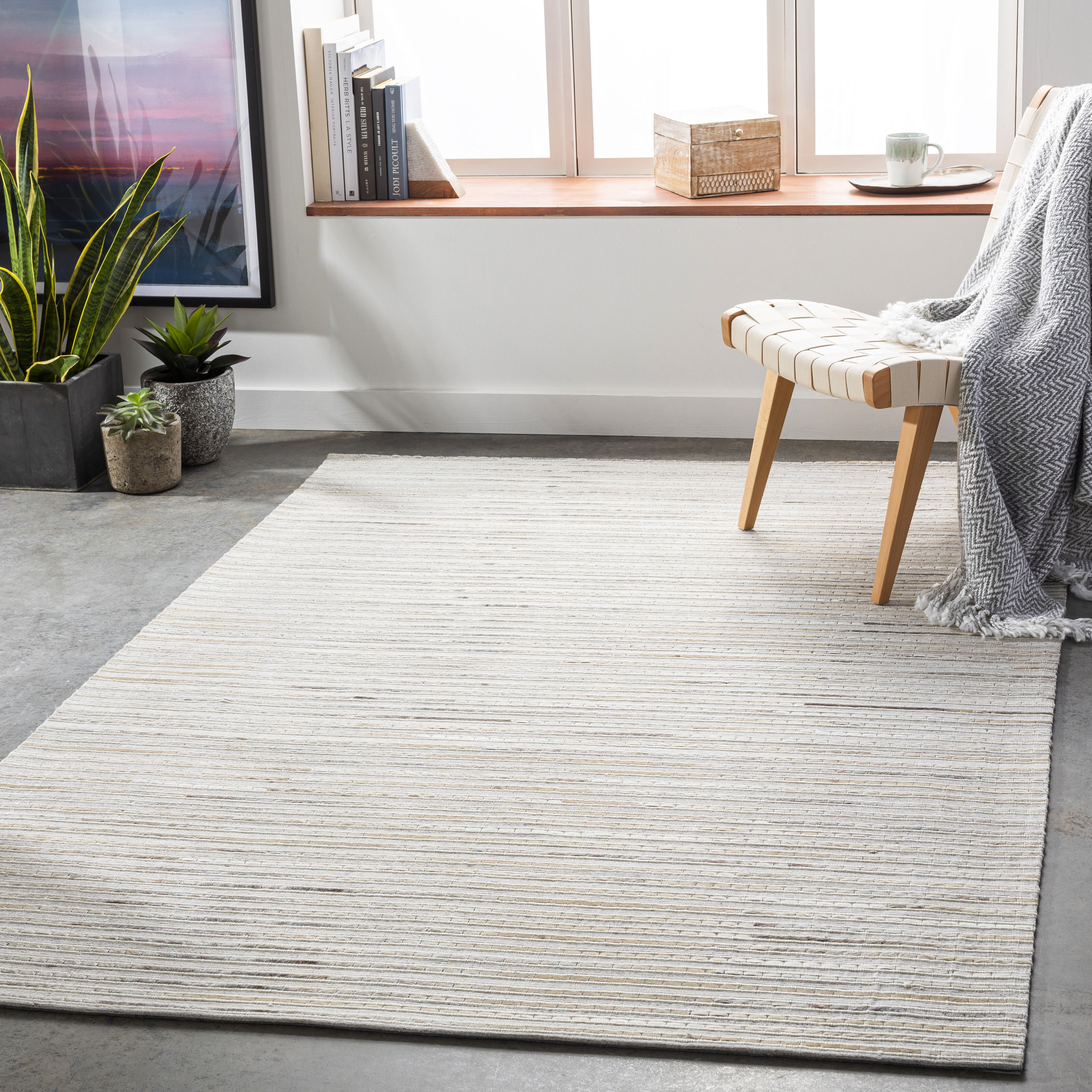 Medora 36 X 24 inch Taupe Rug in 2 x 3, Rectangle