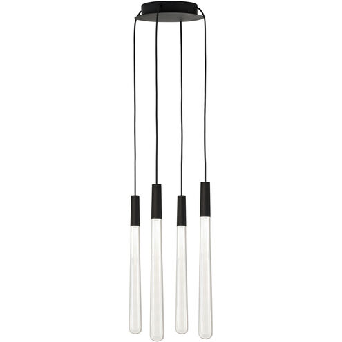 Sean Lavin Pylon LED 9 inch Nightshade Black Chandelier Ceiling Light