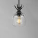 Paloma 1 Light 7.75 inch Anthracite Single Pendant Ceiling Light