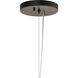 Moderne LED 6 inch Olde Bronze Mini Pendant Ceiling Light