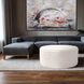 Shar Pei Universal 18 inch White Ottoman