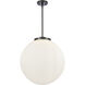Franklin Restoration Beacon 3 Light 18 inch Matte Black Statement Pendant Ceiling Light in Incandescent, Matte White