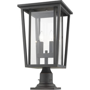 Seoul 2 Light 11.25 inch Post Light & Accessory