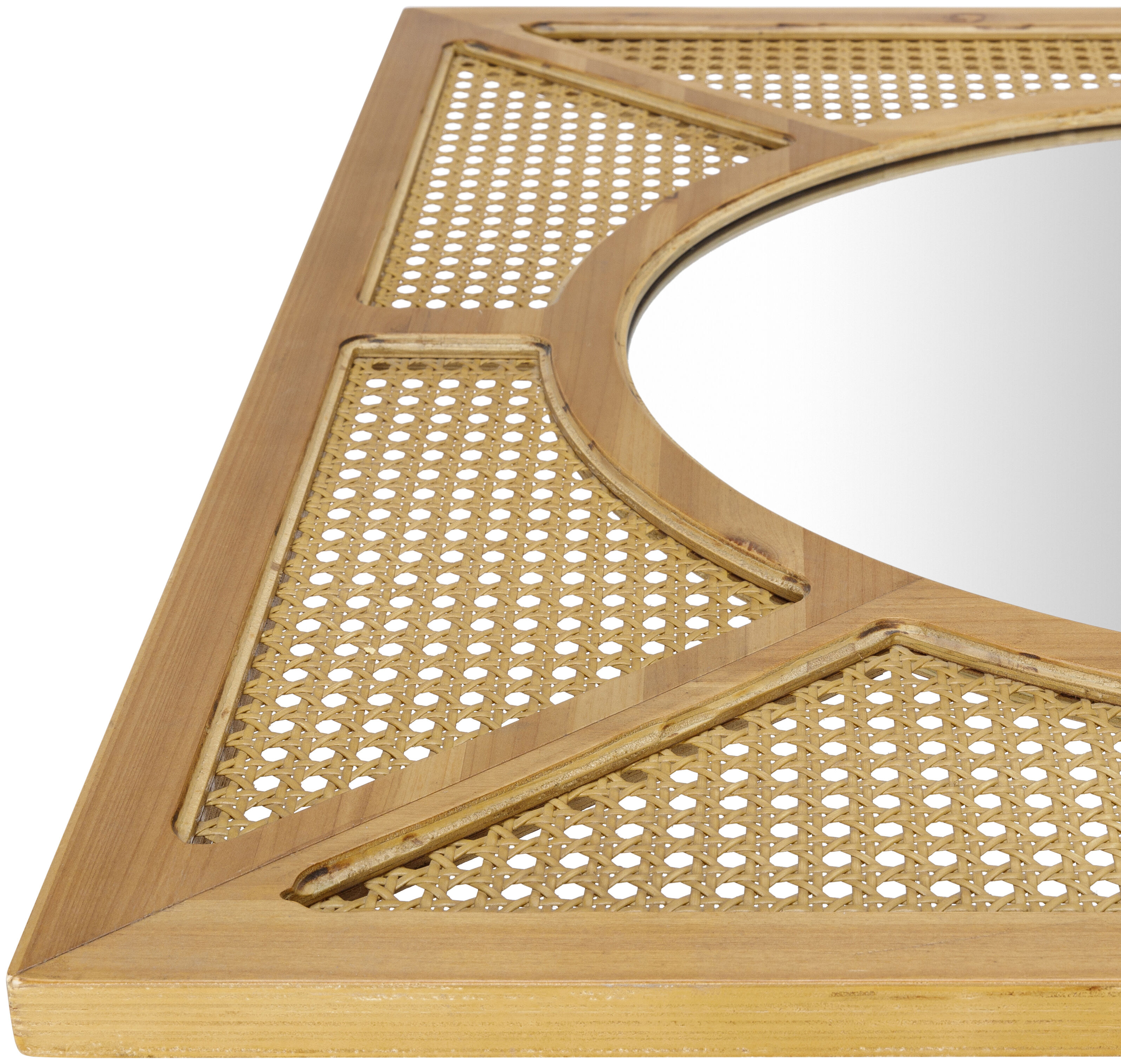 Kiara 36 X 30 inch Wood Mirror, Rectangle