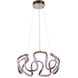 Pulse LED 18 inch Champagne Brass Pendant Ceiling Light