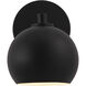 Atia 1 Light 5.11 inch Powder Coated Matte Black Wall Sconce Wall Light