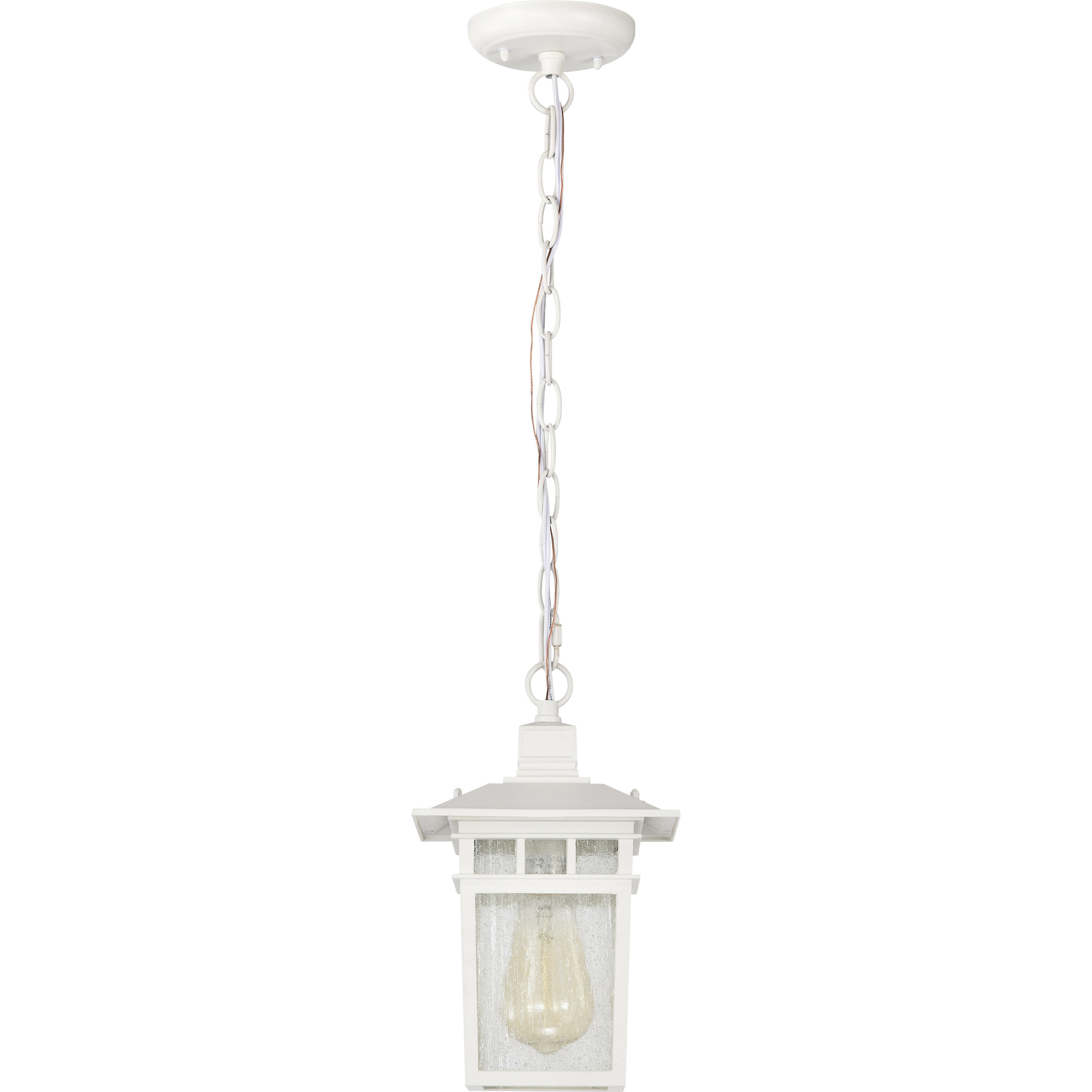 Cove Neck 1 Light 7 inch White Outdoor Hanging Lantern