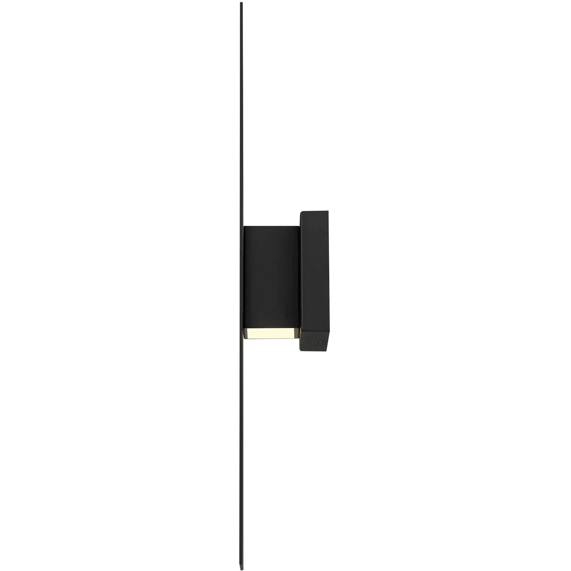 Slot LED 24 inch Sand Black Outdoor Wall Sconce