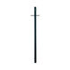 Direct Burial 84 inch Matte Black Exterior Lamp Post