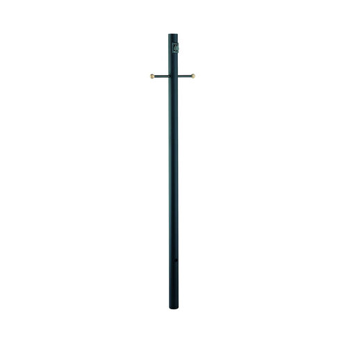 Direct Burial 84 inch Matte Black Exterior Lamp Post