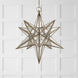 Chapman & Myers Moravian Star 3 Light 48 inch Gilded Iron Star Lantern Pendant Ceiling Light, XL