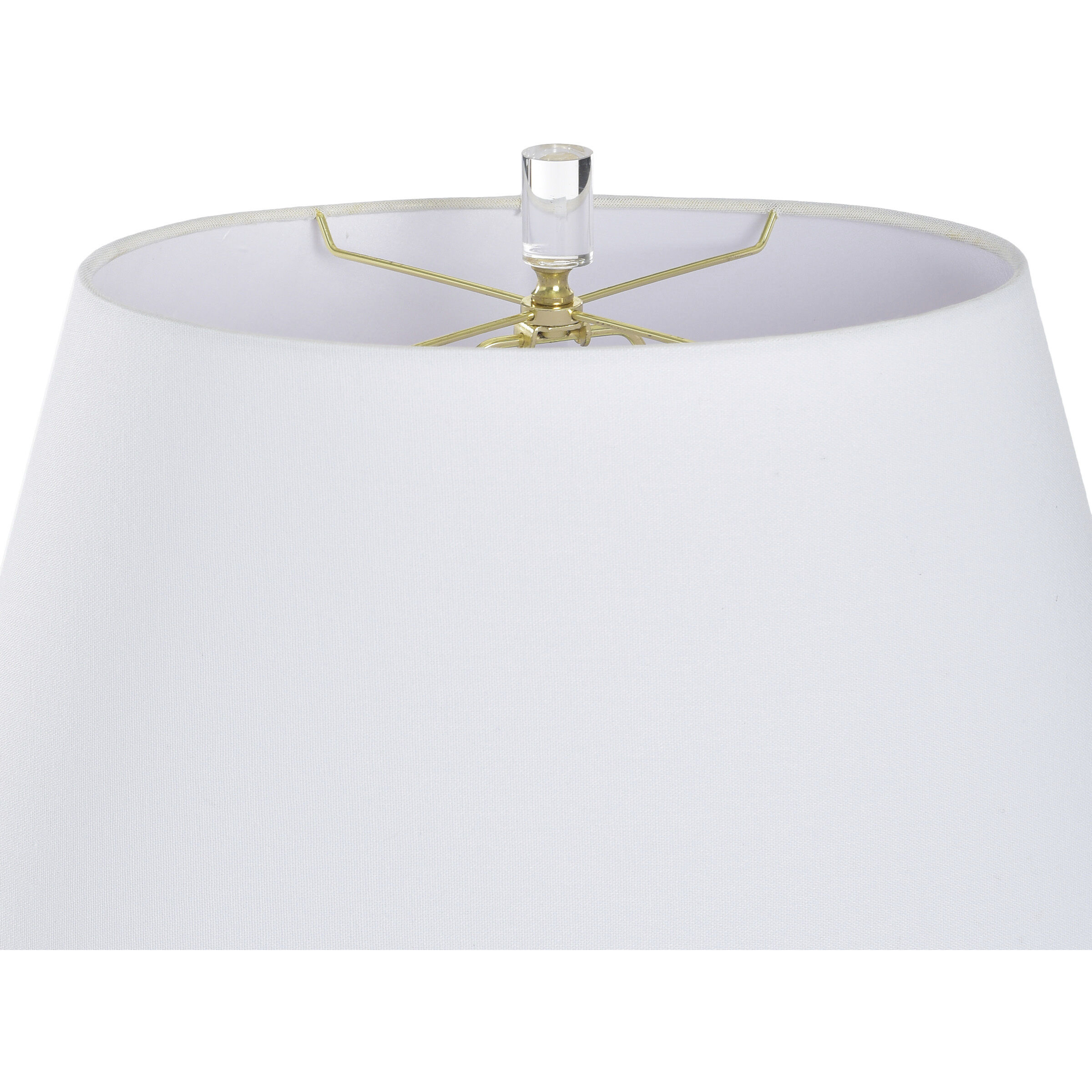 Cameron 31 inch 100 watt Kozen Blue and White Table Lamp Portable Light