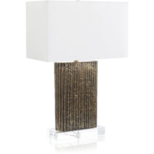 Royce 20.5 inch 150.00 watt Antique Brass Table Lamp Portable Light