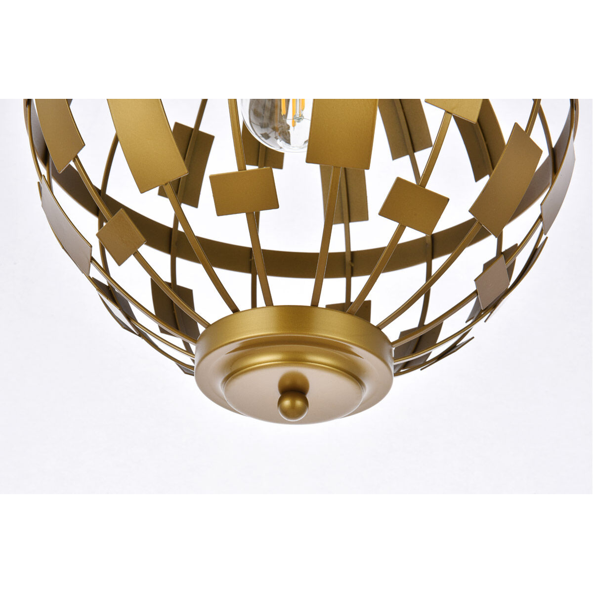 Levante 1 Light 12 inch Brass Pendant Ceiling Light