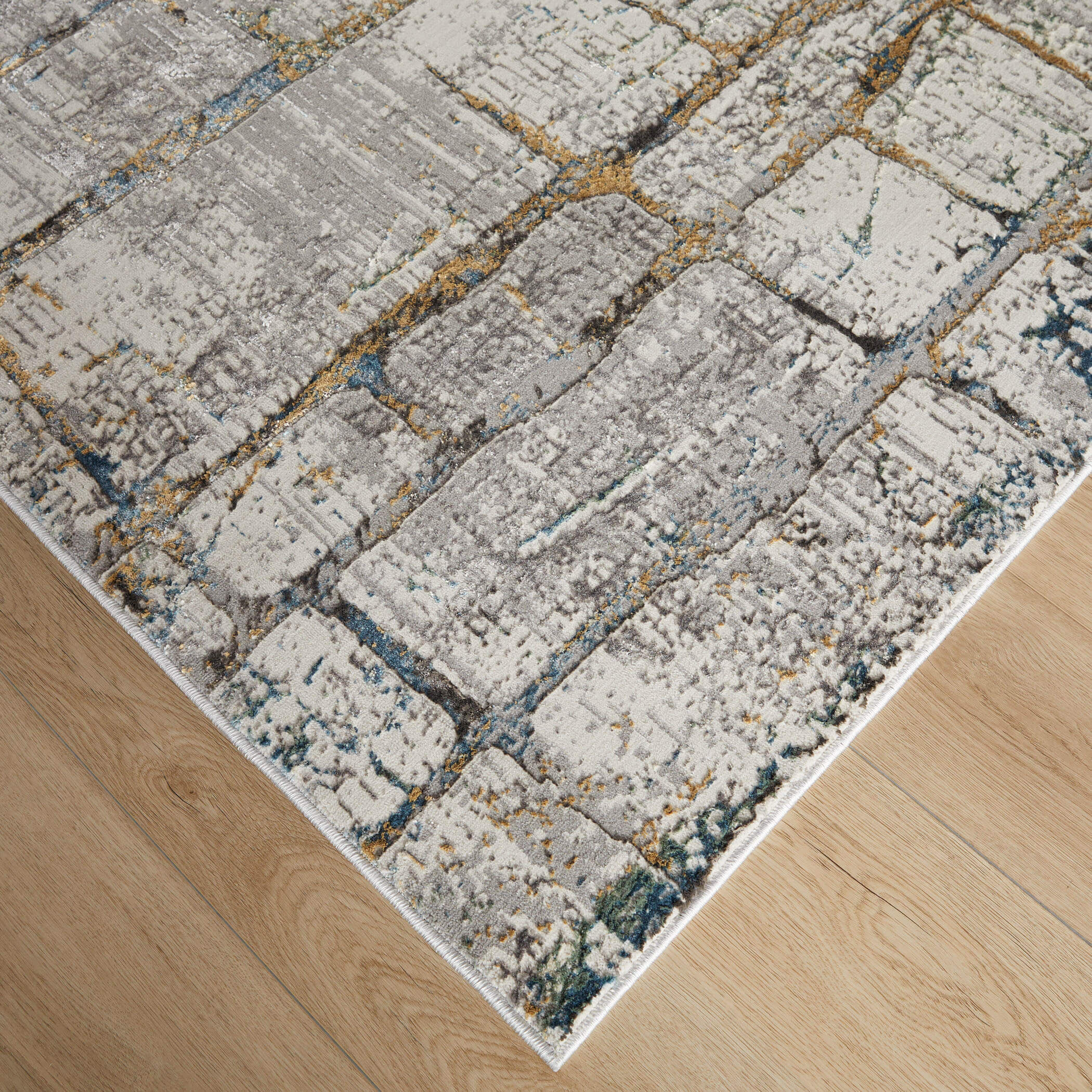 Adara 114 X 79 inch Mineral Tones Rug in 6 x 9