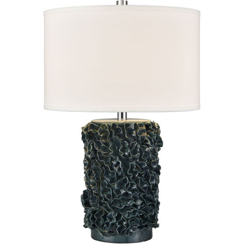 Larkin 25 inch 150 watt Green Glazed Table Lamp Portable Light