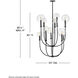 Alchemy 10 Light 30 inch Black Chandelier Ceiling Light