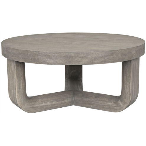Joel 40 X 40 inch Distressed Grey Coffee Table