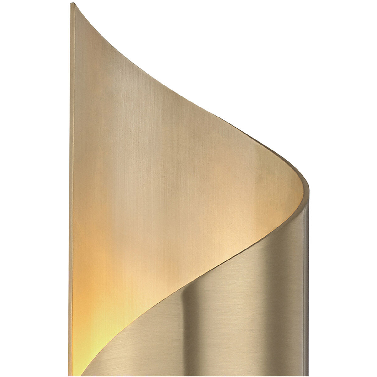 Evie LED 5 inch Aged Brass ADA Wall Sconce Wall Light