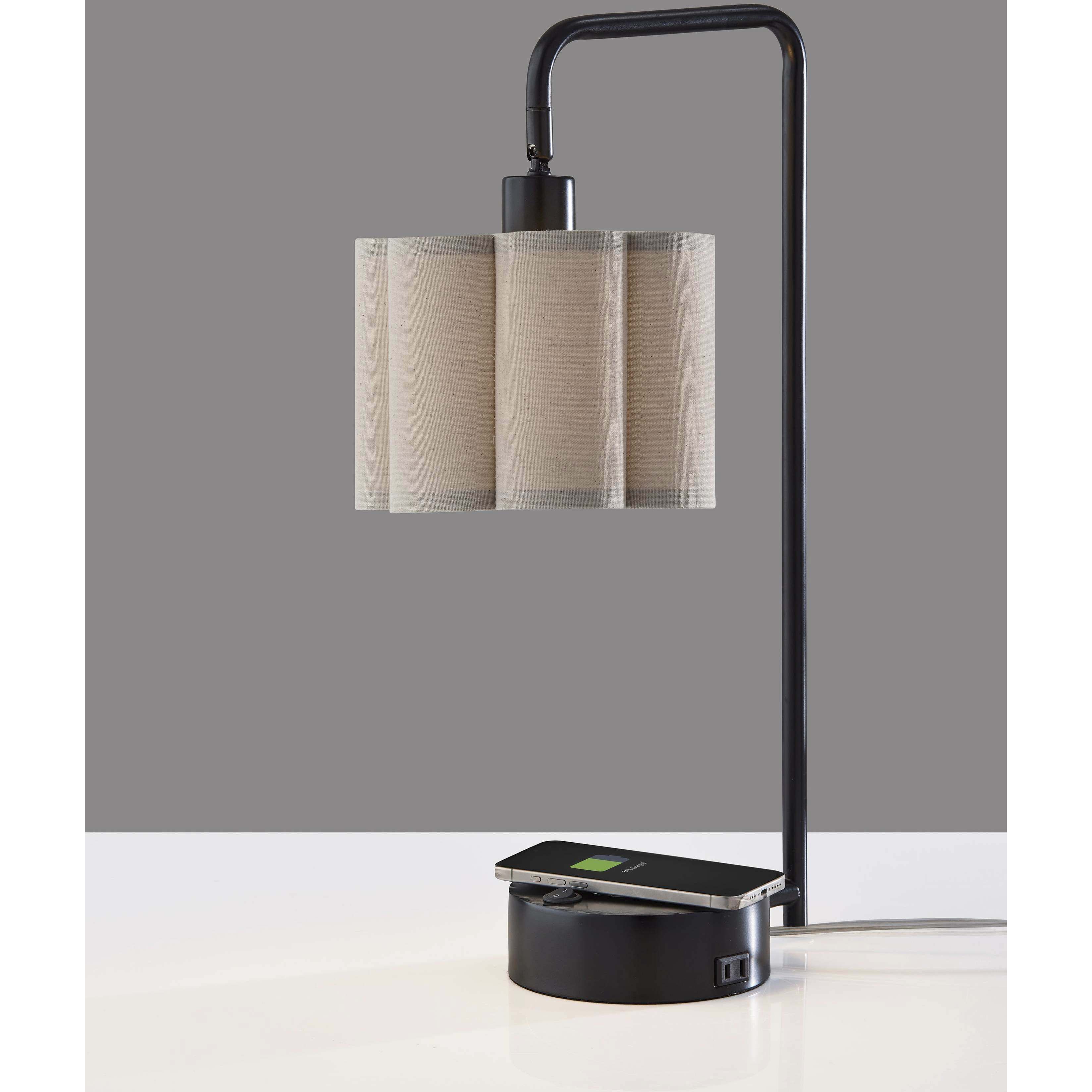 Dover 22.25 inch 60.00 watt Black Supercharger Desk Lamp Portable Light