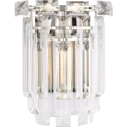 C&M by Chapman & Myers Arden 1 Light 10.13 inch Polished Nickel Sconce Wall Light