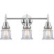Caden LED 23 inch Polished Chrome Bath Vanity Light Wall Light in Clear Glass