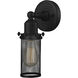 Austere Quincy Hall 1 Light 5 inch Matte Black Sconce Wall Light, Austere