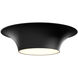 Alora Mood Emiko 2 Light 16 inch Matte Black Flush Mount Ceiling Light
