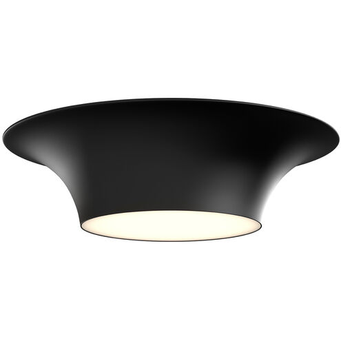 Alora Mood Emiko 2 Light 16 inch Matte Black Flush Mount Ceiling Light