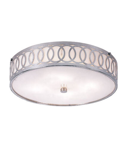 Balboa 4 Light 16 inch Polished Chrome Flushmount Ceiling Light