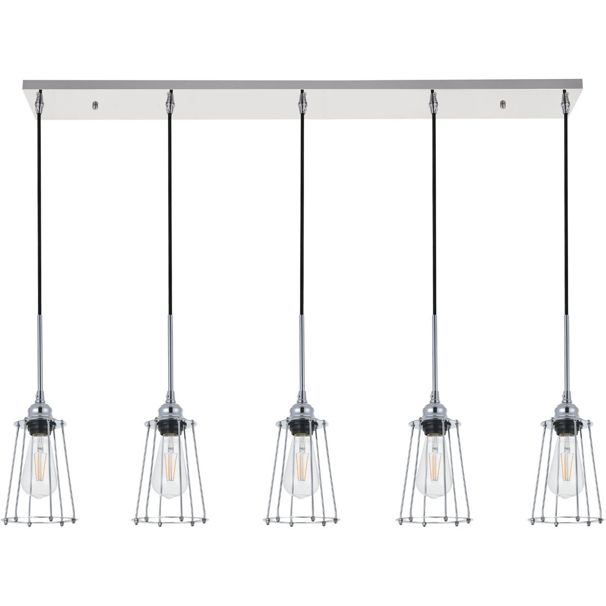 Phoenixville 5 Light 5 inch Chrome Pendant Ceiling Light