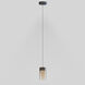 Highball LED 4.25 inch Gunmetal Mini Pendant Ceiling Light in Amber